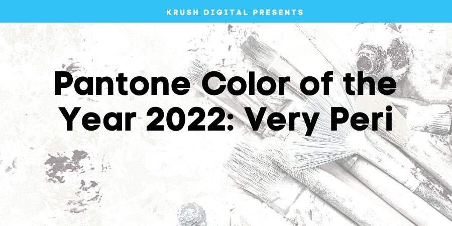 Cover photo for Pantone color of the year 2022 Very Peri.